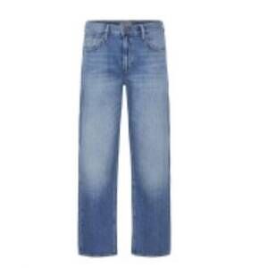 NEW BLEND men's bhflake loose fit straight jeans in denim vinta